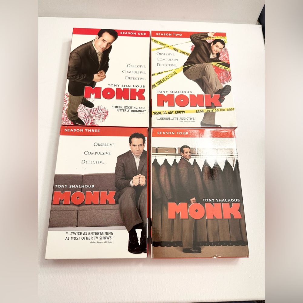 Monk- Seasons 1-4